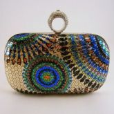 Clutch glam verde   (Por encomenda)