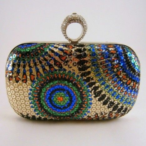 Clutch glam verde   (Por encomenda)
